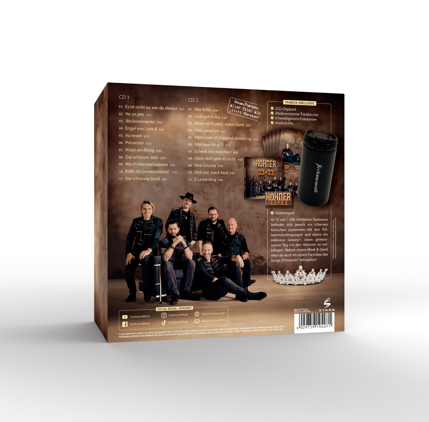 11 + 11 | Das aktuelle Album als Fanbox